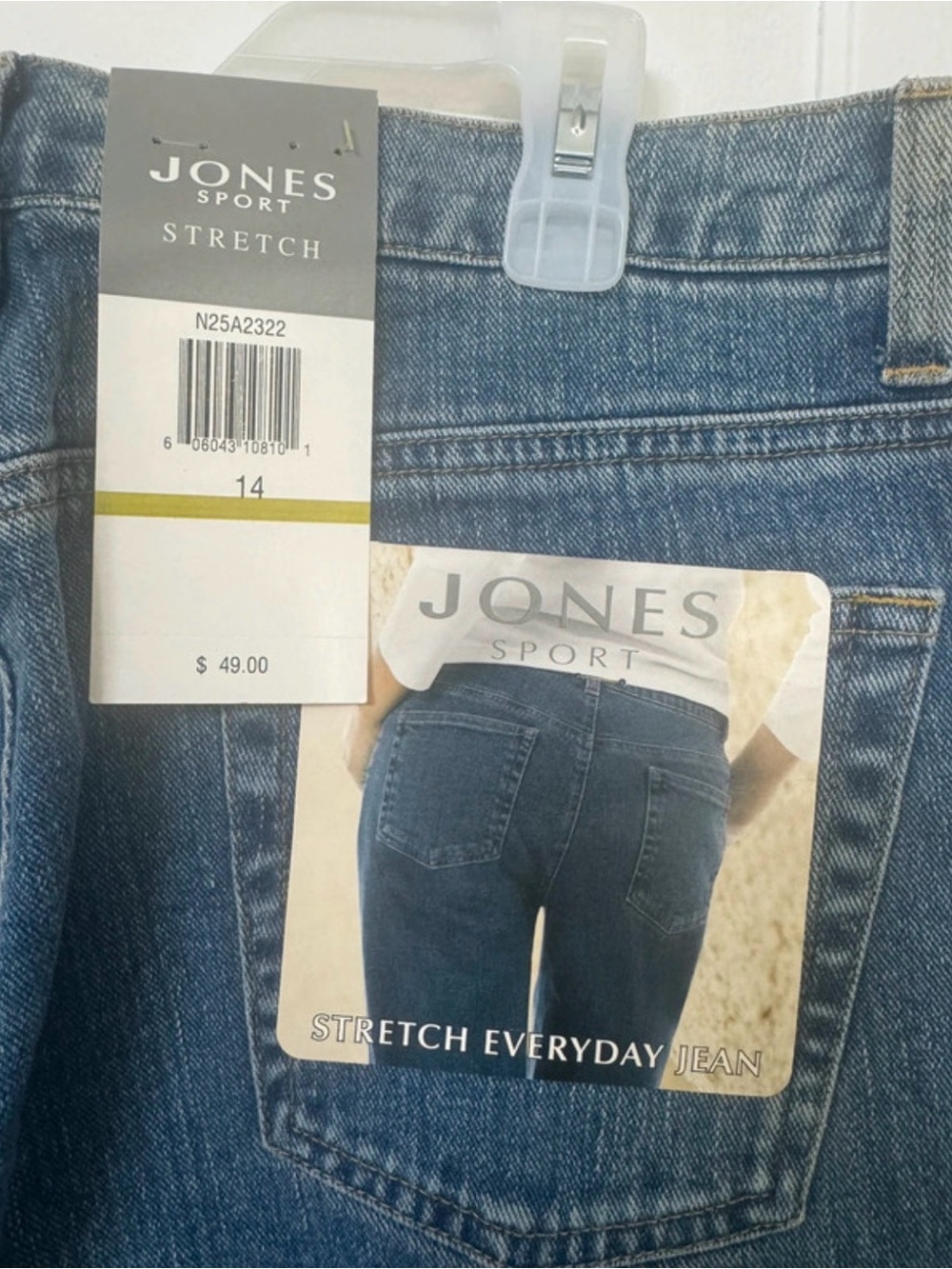 Jones New York Stretch Everyday Jeans - Medium Blue
